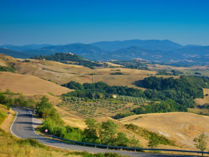 Panorama dell'entroterra fermano