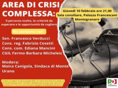 Incontro a Montegranaro sull'Area di crisi complessa