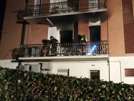 Incendio a Porto Sant'Elpidio