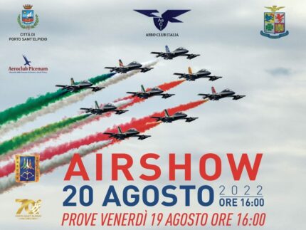 Show delle Frecce Tricolori a Porto Sant'Elpidio