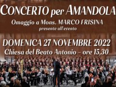 Locandina del "Concerto per Amandola"