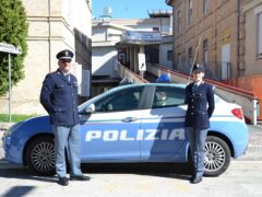Polizia presso l'ospedale Murri