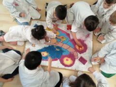 Laboratori di infiorata nelle scuole