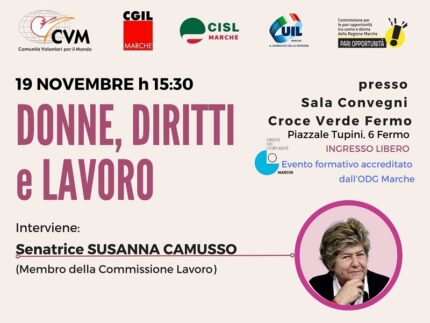 Incontro a Fermo con Susanna Camusso