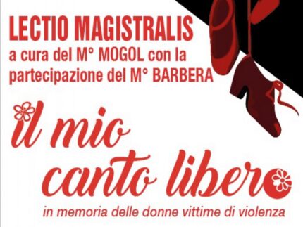 Lectio magistralis "Il mio canto libero"