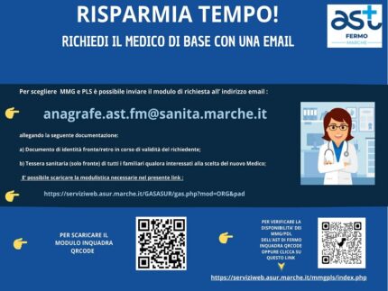 Scelta via mail del medico di base