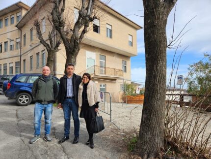 Sopralluogo presso l'ospedale di Montegiorgio