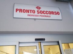 Ingresso del Pronto Soccorso dell'ospedale Murri di Fermo