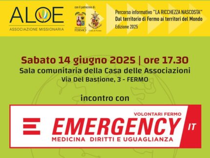 Incontro con i volontari di Emergency a Fermo