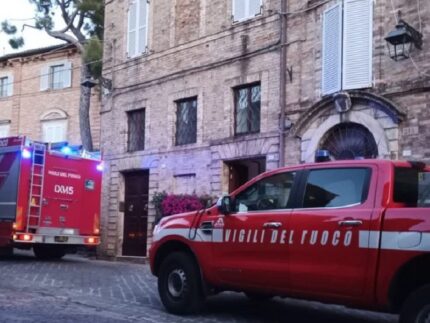 Incendio in un'abitazione di Monterubbiano