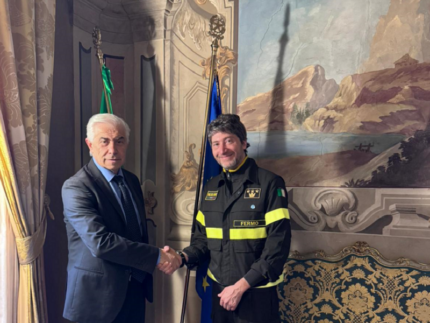 Incontro tra il Prefetto di Fermo e il nuovo comandante dei Vigili del Fuooc