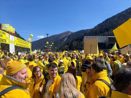 Manifestazione di Coldiretti al Brennero