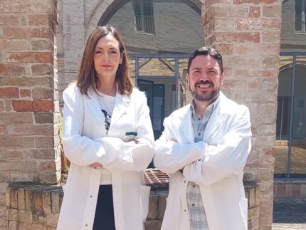 La dr.ssa Chiara Vesprini e il dr. Luigi Rocchi