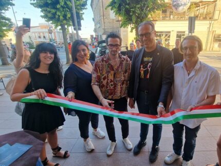 Inaugurazione della mostra di Valerio Nasini