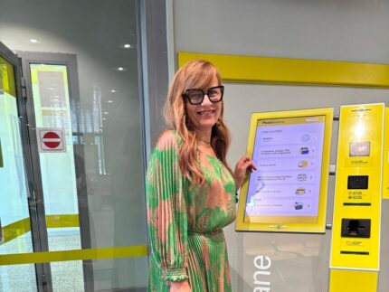 Sabrina Paoloni dell'ufficio postale di Montegranaro