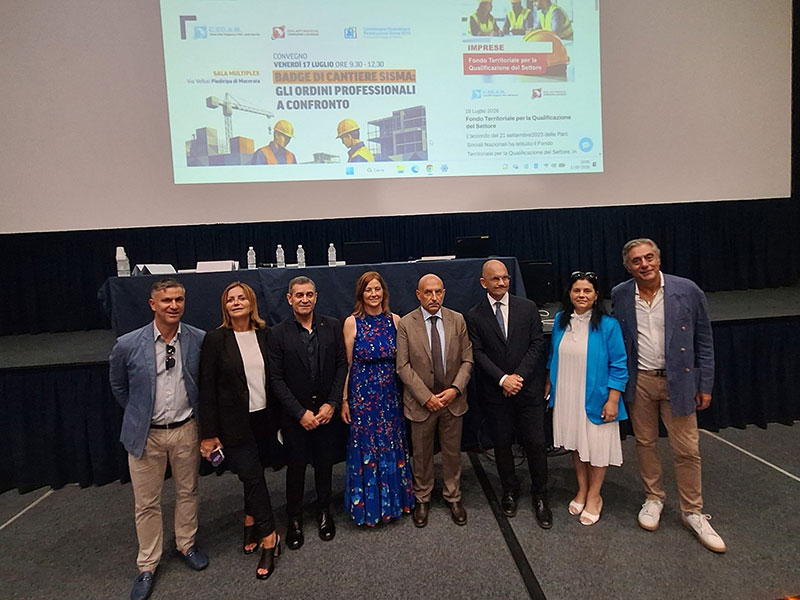Badge di Cantiere Sisma: gli Ordini Professionali a confronto