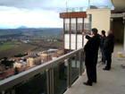 panorama dall'alto dell'impianto di risalita a Fermo