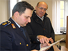 Sindaco di Sant'Elpidio a Mare Alessandro Mezzanotte e Capitano della Polizia Municipale Stefano Tofoni