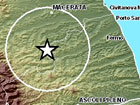 L'epicentro del terremoto tra le province di Fermo e Macerata
