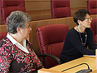 Barbara Ermini e Paola Casciati della Provincia di Fermo